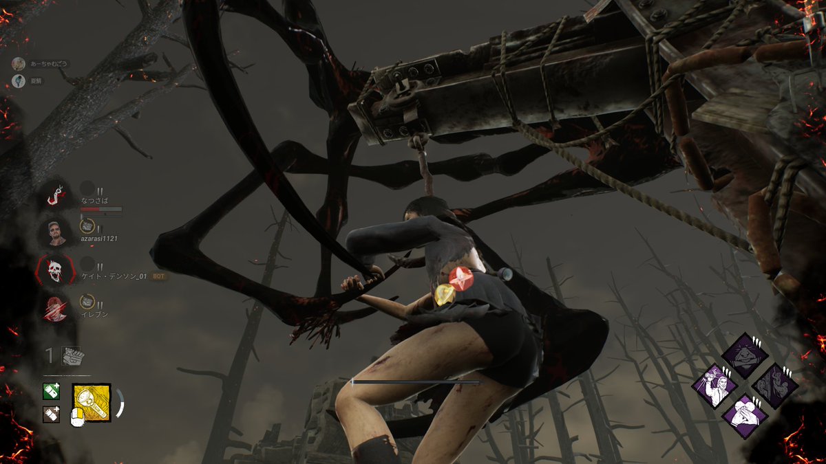 natusaba_craft's tweet photo. DBDやってたら雛子のスカートがめくれて戻らんくなった笑笑
#DBD https://t.co/l8naSk01k8