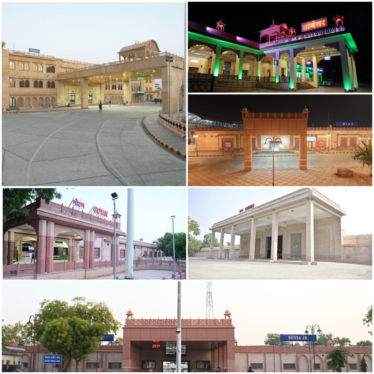 Tikam2553864020's tweet photo. Amrit Bharat Station Scheme Gives New Identity to Rajasthan Railway Stations
#AmritBharatStation #ABSS #Rajasthan #StationRedevelopment #Station https://t.co/TeL510JuKF