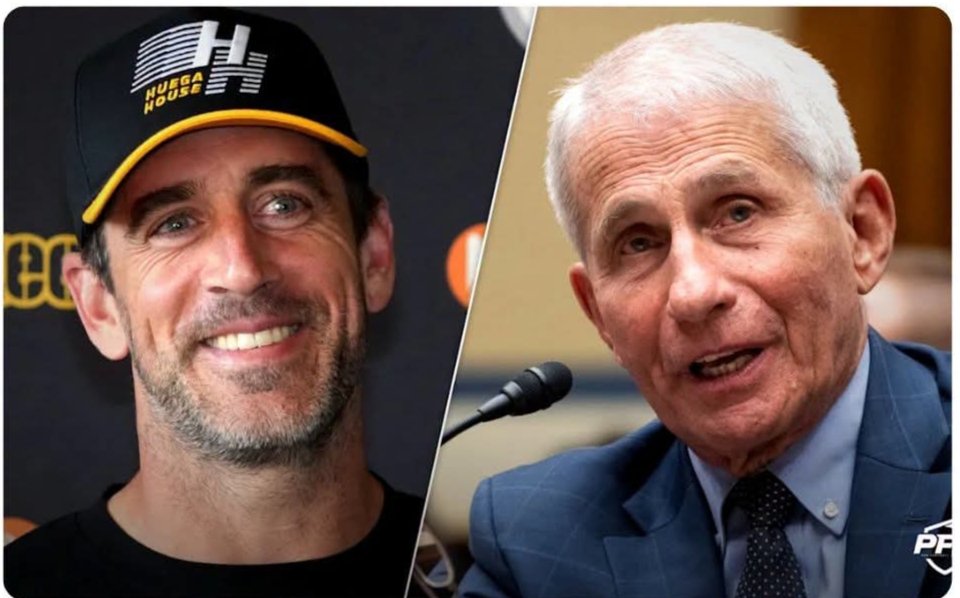 mekarenholvey's tweet photo. Do you support NFL Star Aaron Rodgers calling Anthony Fauci a "Coward"? https://t.co/F1mMeC0FlL