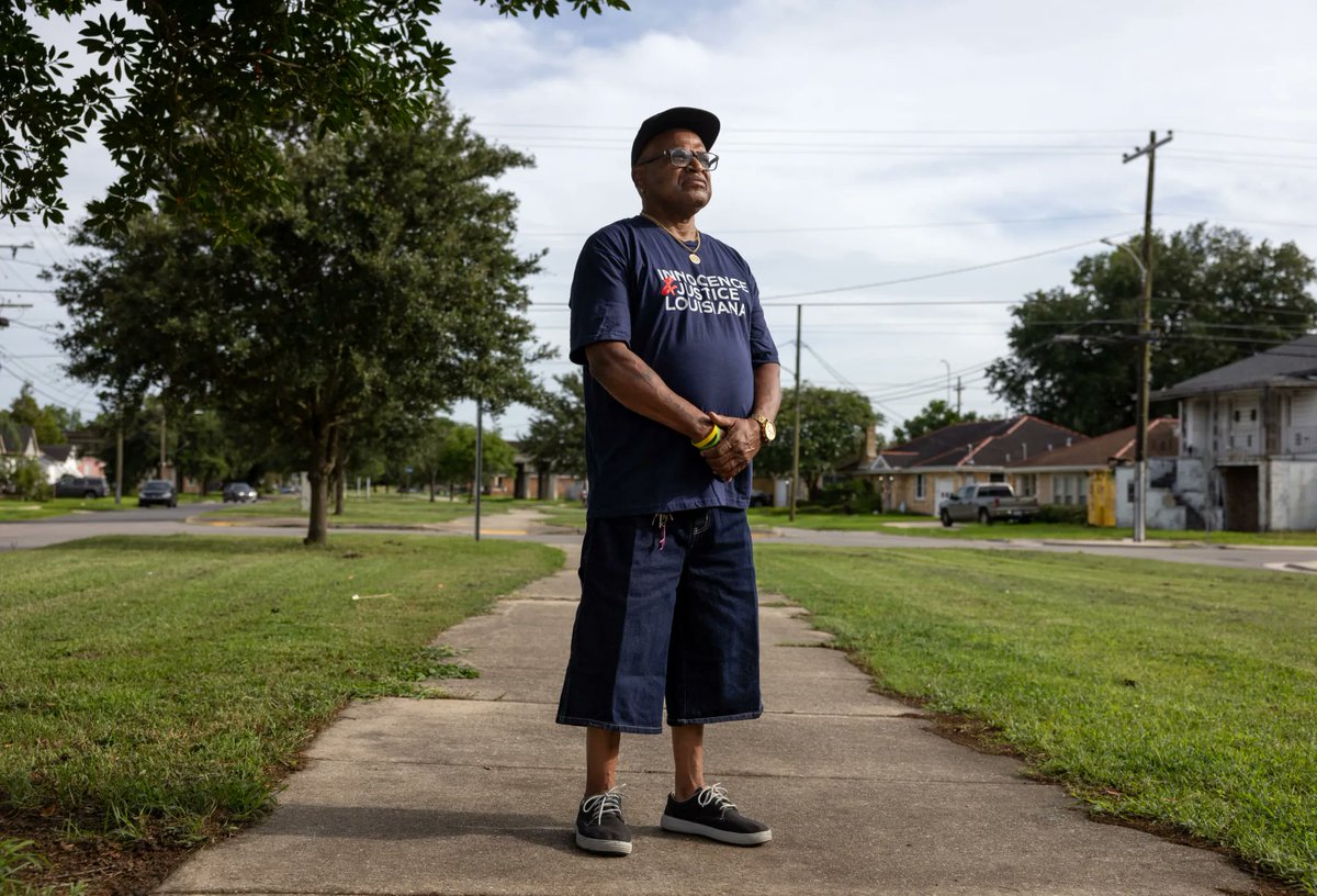 RichardAWebster's tweet photo. 1. Exonerated after 42 years in prison, Elvis Brooks is eligible for up to $480,000 as compensation.

But because of Louisiana Attorney General Liz Murrill, he still hasn’t seen a single cent... (THREAD) @propublica @veritenewsnola https://t.co/2wNnPEPKEw