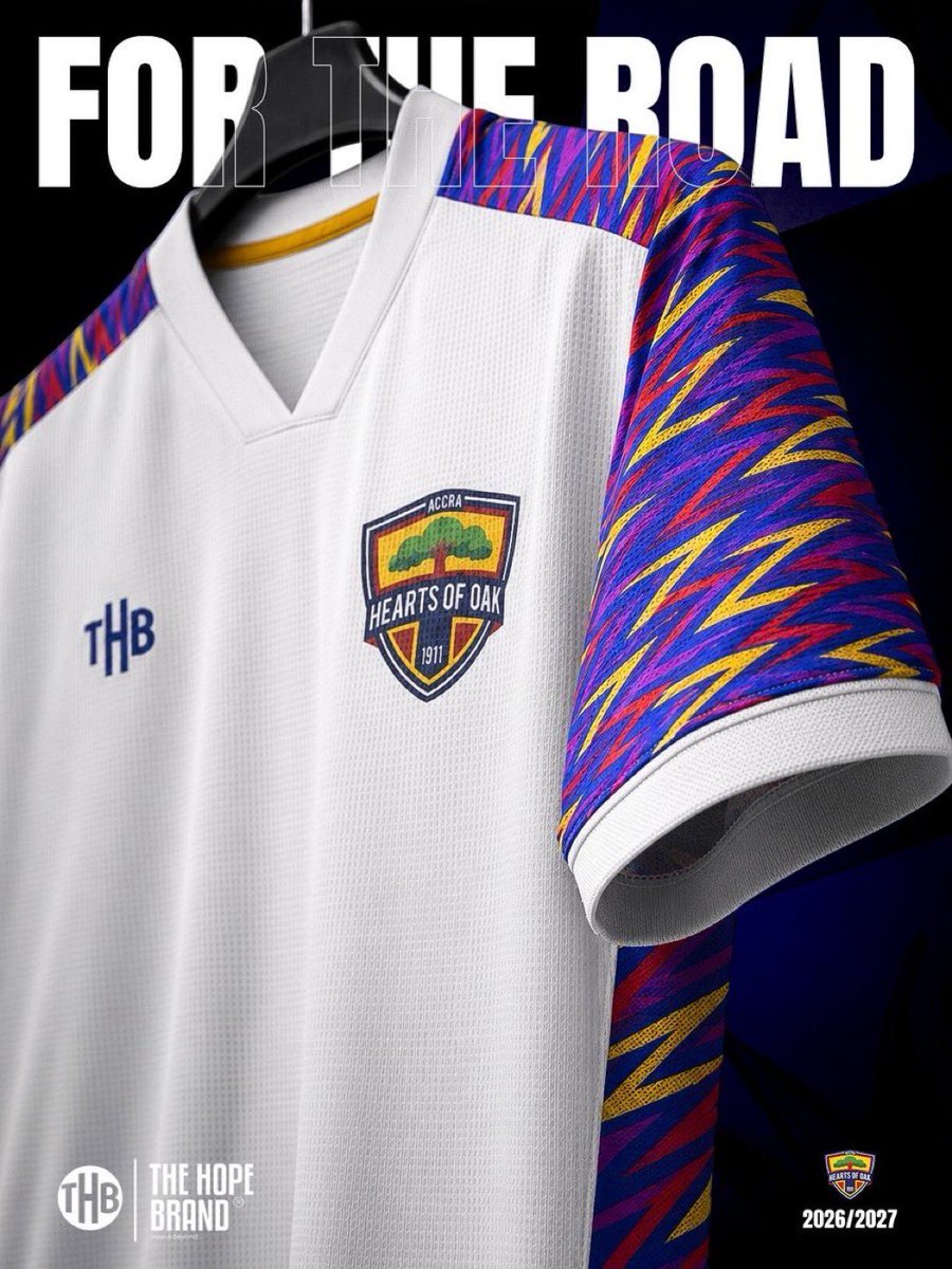 CitiSportsGHA's tweet photo. 📸 Accra Hearts of Oak unveil away kit for the upcoming Ghana Premier League season.

How would you rate it?🤔

#CitiSports https://t.co/ddEnbKMyUd
