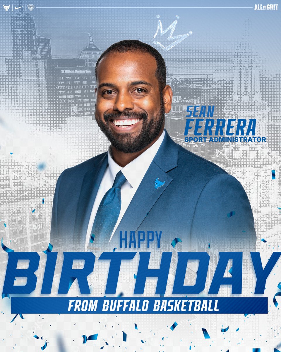 UBuffaloMBB's tweet photo. Happy Birthday, Sean!
#UBhornsUP🤘 #ALLinGRIT https://t.co/PfwWpx57Fl