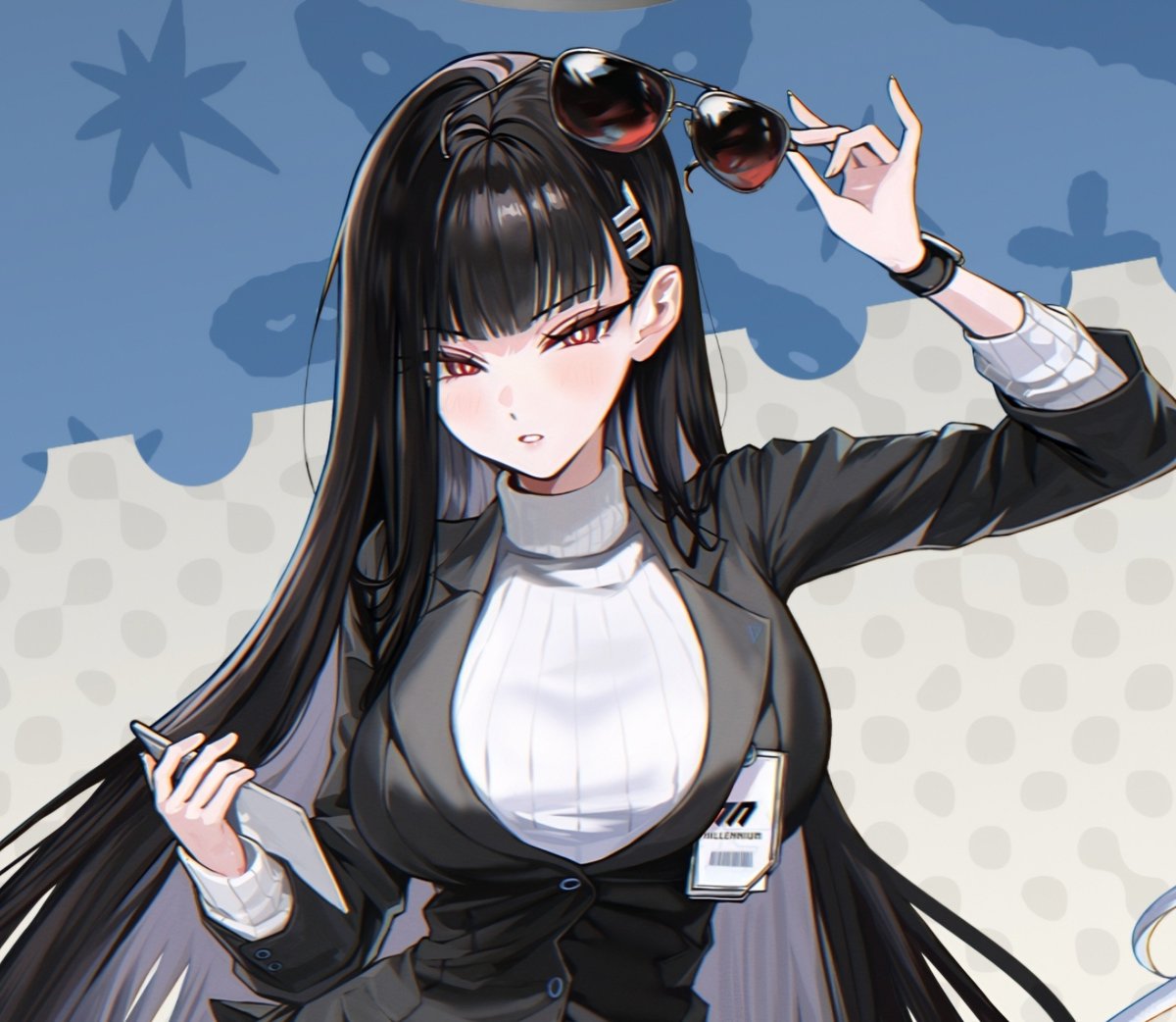 FukuSenseA's tweet photo. Rio has developed a taste for sunglasses lately, hasn't she? https://t.co/GWI6hRQl1D