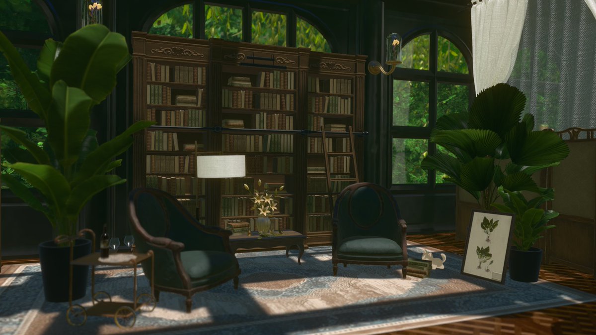 noami2539's tweet photo. Vintage books, green leaves, and a quiet tea time by the lake. 📖🍃🫖
アンティークの 書と、湖畔で 過ごす 穏やかな ひととき。

🌐: Jardin․
 by : moné（もね）

#VRChat
#VRChat_world紹介
#VRChatPhotography https://t.co/i6ud5Z3PqB