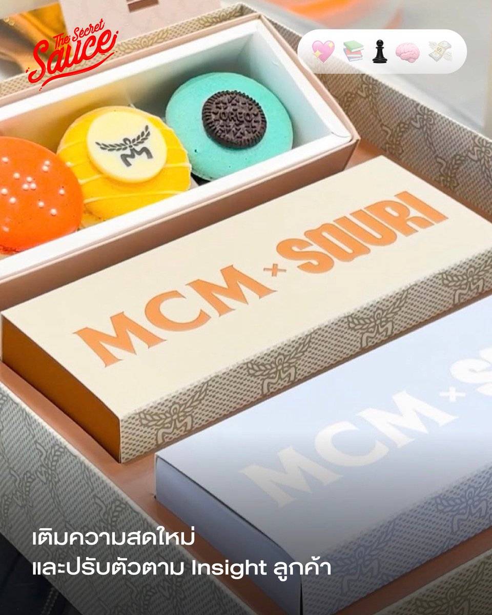 __opywpy__'s tweet photo. เส้นทางแบรนด์ SOURI คือบทเรียนการเปลี่ยนขนมมาการองโฮมเมดไส้แน่น หรือ Fatcaron ให้กลายเป็นธุรกิจขนมหวานระดับ 300 ล้านบาท 40 สาขาทั่วประเทศ

กุญแจสำคัญเกิดจากการมองเกมยาวของแบรนด์ ที่ตัดสินใจตั้งเข็มทิศธุรกิจอย่างจริงจังเกินกว่าจะพึ่งพาแค่กระแสอุดหนุนของกลุ่มแฟนคลับ

จนนำไปสู่วิชา Experiential Brand Management หรือการบริหารแบรนด์เชิงประสบการณ์ ที่เปลี่ยนผู้บริโภคทั่วไปให้กลายเป็นแฟนพันธุ์แท้ของแบรนด์ได้อย่างยั่งยืน

ชมคลิปทาง YouTube: The Secret Sauce EP.985

cr. thesecretsauceth

#TheSecretSauce #SOURI
#winmetawin