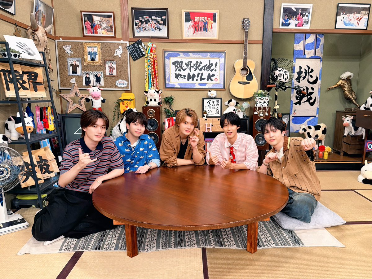 milk_info's tweet photo. ／
今夜放送
＼
M!LK冠番組
8月6日(木)24:59～放送
TBS「限界突破！やってM!LK」シーズン2
絵だけでAIにお題を伝えろ！
新ゲームでメンバーの絵の才能が開花!?

@tbs_yattemilk
#やってMILK
#MILK https://t.co/j63OaF6W0b