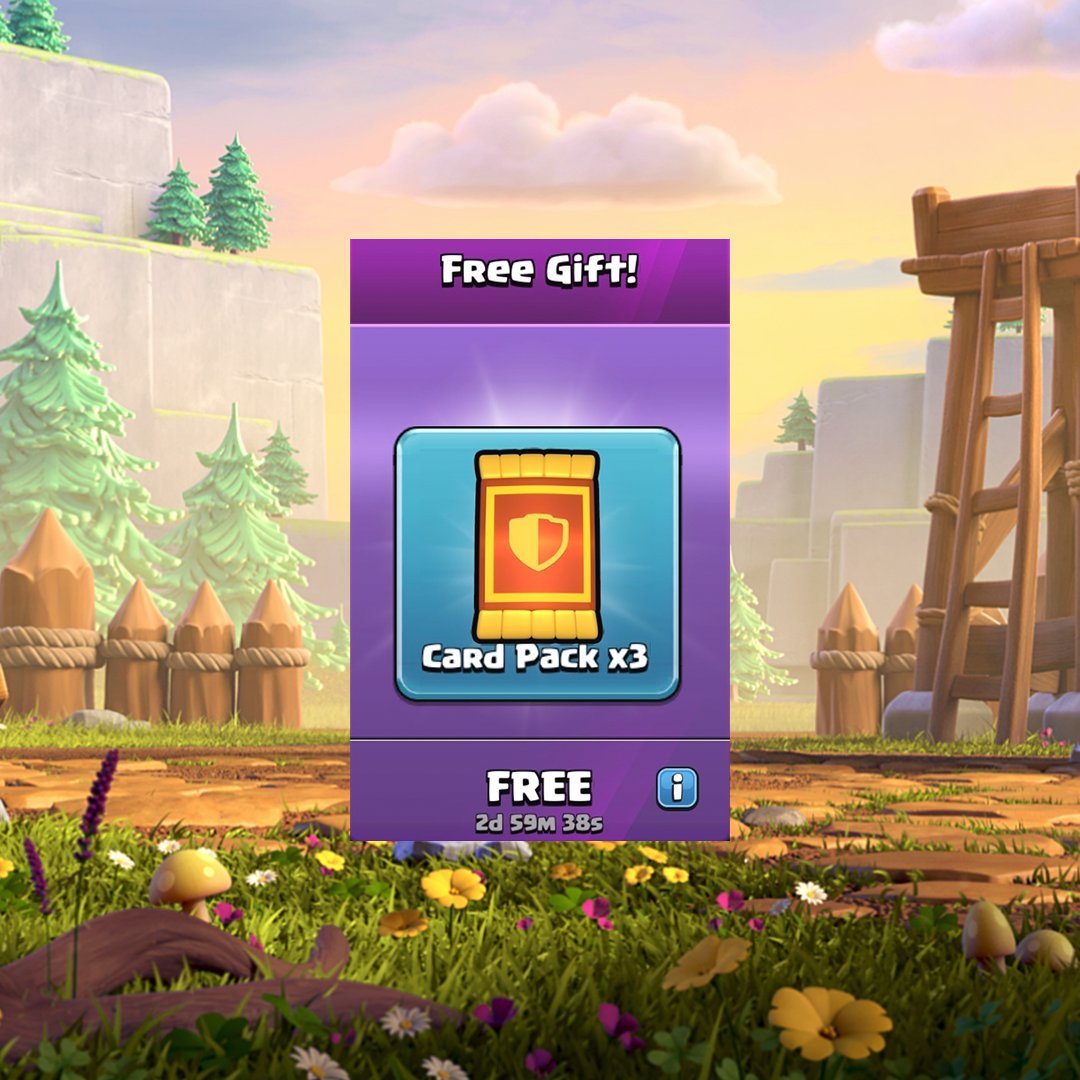 xMercianito's tweet photo. ✅ 3 SOBRES GRATIS EN LA TIENDA
⌛️ Durante los próximos 3 días tendremos una oferta de 3 SOBRES DE CARTAS completamente GRATIS para canjear en la tienda de CLASH OF CLANS
#ClashOfClans #ClashNews #ClashUpdate https://t.co/re15D04HIS