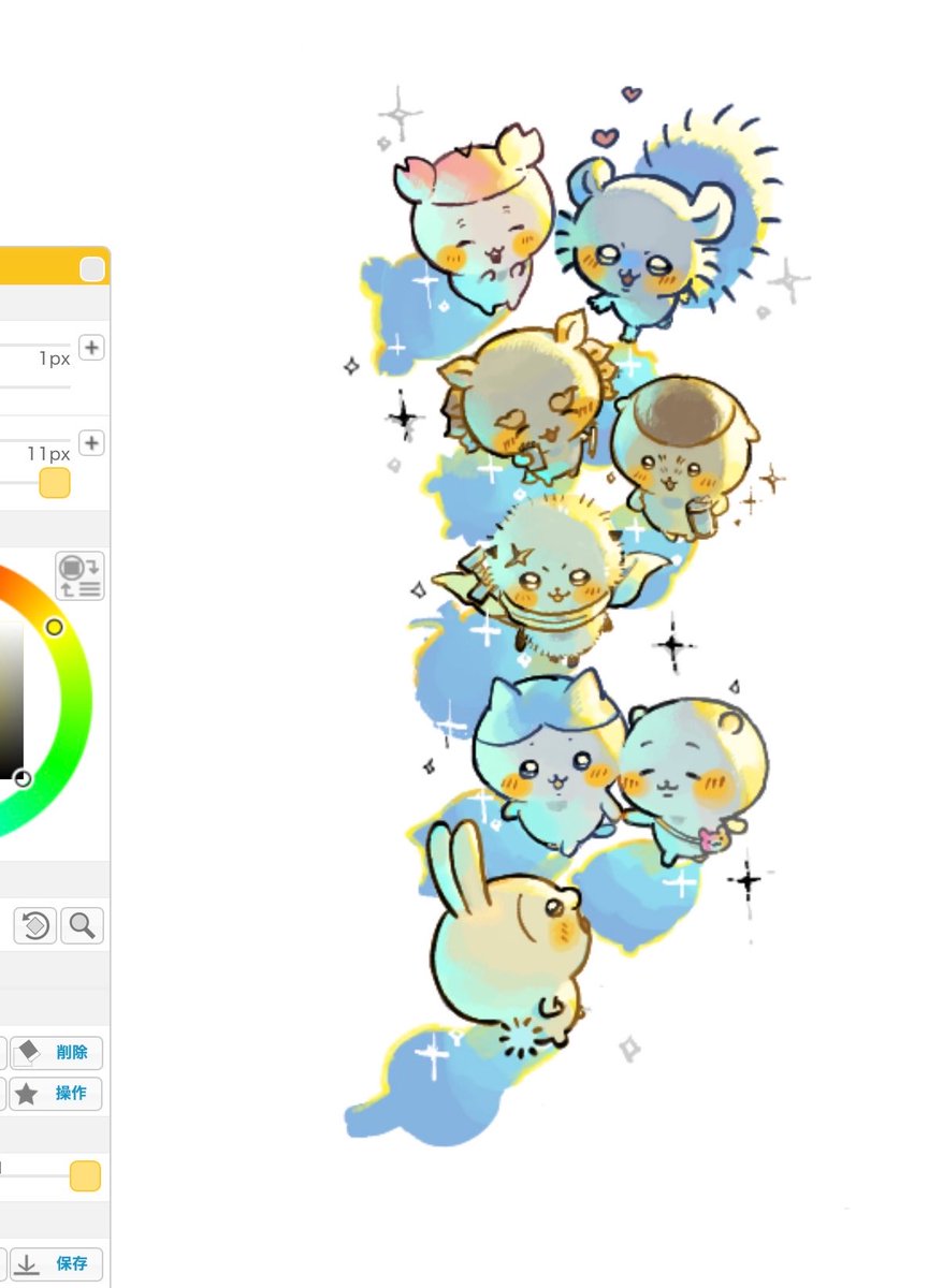 fukukoma_'s tweet photo. 絵単体も可愛いから見て～ https://t.co/MKV8nbzkwe