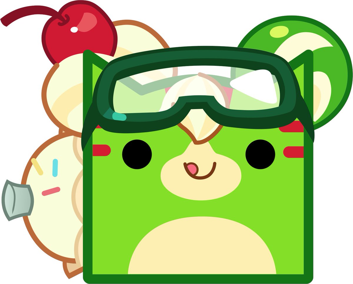 BlixerYoshi's tweet photo. I thought of making Melon Soda Cookie's Geometry Dash form for my upcoming video.

And yes she's gonna use the same icon as me and @JuniperGD.

#MelonSodaCookie #GeometryDash #CookieRun https://t.co/FM6WAL0QJS