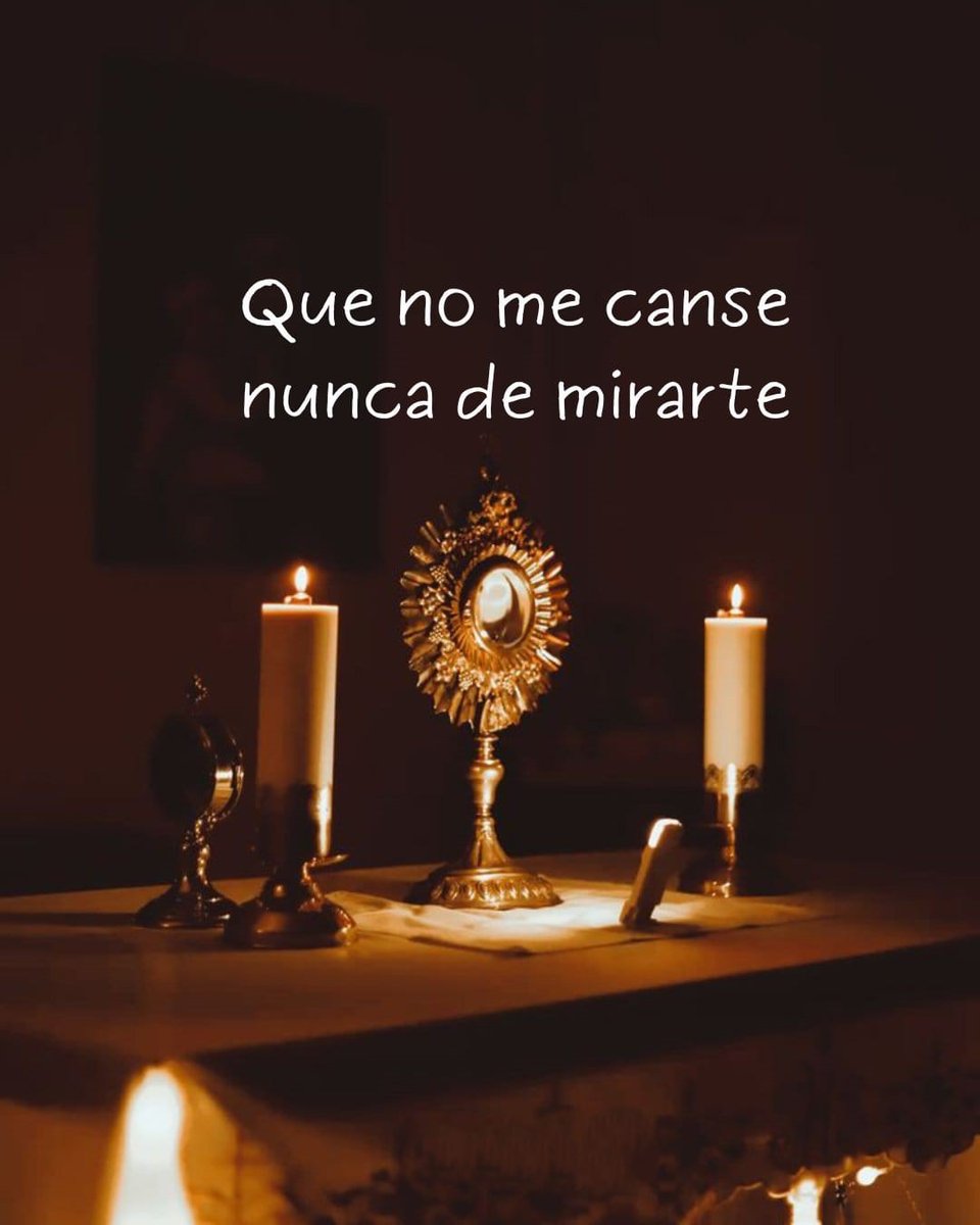 Victoria_dios74's tweet photo. Hoy nos encontramos con Jesús
🔔Ofrezcamos nuestra comunión o nuestra hora santa de este jueves eucarístico y sacerdotal por una intención especial: 
"La fidelidad y fortaleza de todos los sacerdotes del mundo".

¡Sea por siempre bendito y alabado, mi dulce Jesús sacramentado! https://t.co/poUIPlLhpi