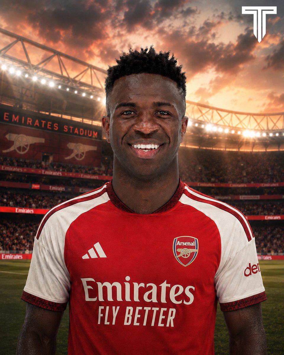 TouchlineX's tweet photo. 🚨 𝗕𝗥𝗘𝗔𝗞𝗜𝗡𝗚: Arsenal had offered Vinicius one of the BIGGEST packages in the HISTORY of the Premier League! 

He would have become the FACE of the Premier League, his brand would have sky rocketed and he was told to have a REAL CHANCE of winning the Ballon d'Or!

He was presented with testing himself in the best league in the world and leading Arsenal for another Champions League push.   

— @HandofArsenal