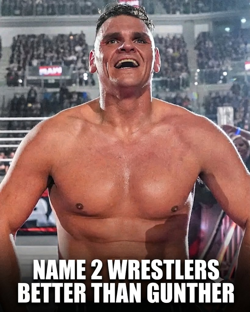 Ridwan_Mutairu_'s tweet photo. Name 2 wrestlers better than Gunther 👇 https://t.co/3qOGaMigEY