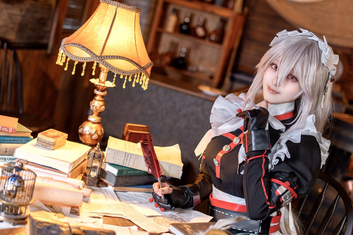 o_ioteav's tweet photo. ⚠︎cosplay
────────────────
ZenlessZoneZero
リナ｜Alexandrina Sebastiane
────────────────

    そろそろお夜食のお時間ですわね🤍

📸:eNishiさん@jumpchrome1994 https://t.co/KoLF6PfvDM