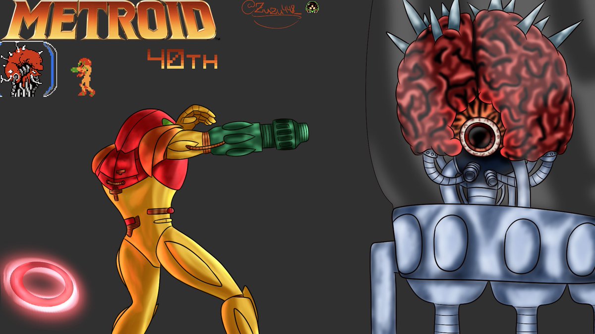 Zuzu448_'s tweet photo. Happy 40th anniversary to Metroid! ❤️
I love the franchise very much! I hope we will get more Metroid stuff in the future!
And I’m happy I was able to do some art for it.
#metroid
#metroid1986
#メトロイド
#metroid40thanniversary
#metroid40th https://t.co/qzWWrKDaEu