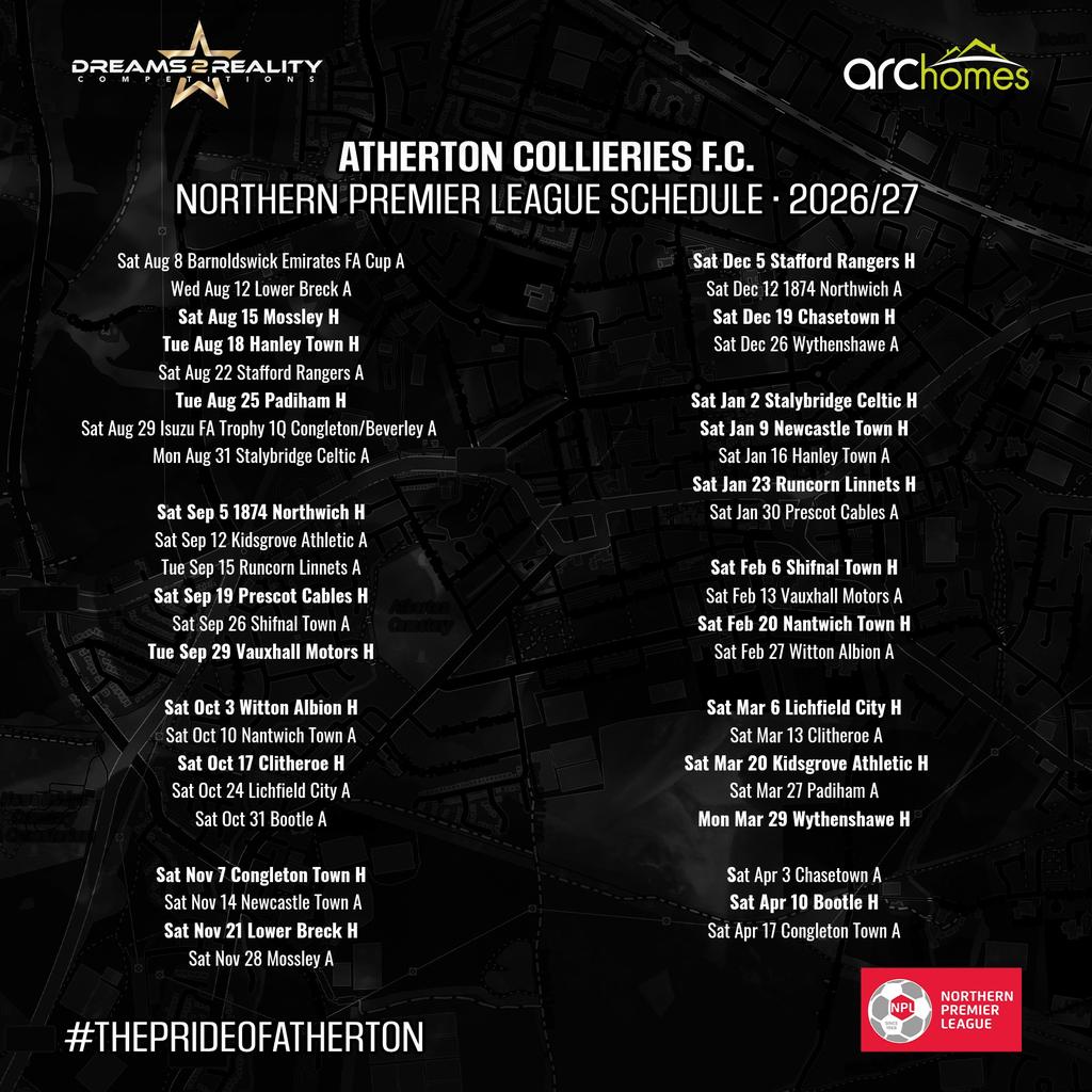 ACFC1916's tweet photo. There's just over one week to go until we return to the https://t.co/64HDMkuJ7Z Stadium for our first Northern Premier League home game of the season🙌

To save our full schedule to your phone, or find out more about Memberships &amp; Season Tickets, visit ↘️
https://t.co/CUJOAcLqMY https://t.co/hl96KcUwJl