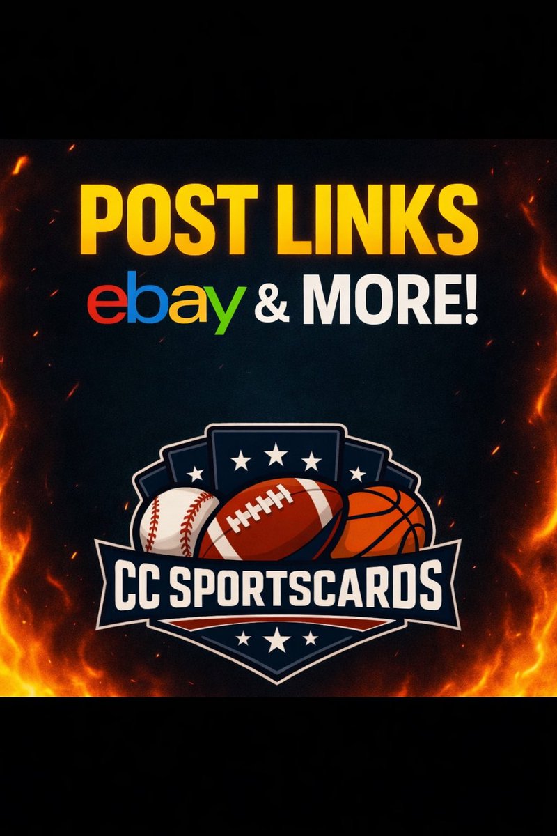 CCsportscardsCo's tweet photo. 🔥 THURSDAY Buy / Sell / Trade Thread!

DROP YOUR LINKS ⬇️
(eBay, Whatnot, shops, etc.)

• Share what you’ve got for sale
• Deals, auctions, slabs, singles — all welcome 💎
• Support each other &amp; grow 🤝

Let’s get some deals done today!

RTs are always appreciated! 🚀 https://t.co/s5PStKct8o