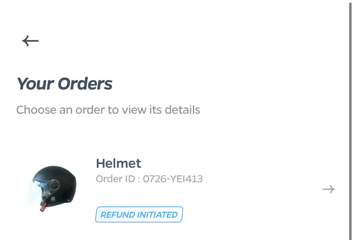 Zeezoshan's tweet photo. @bhash @bhash @OlaElectric  When are you planning to process my refund? You neither shipped the helmet within the promised timeline nor refunded my money after cancelling the order. Chor/lala company @OlaElectric https://t.co/uJB1cI3Oan