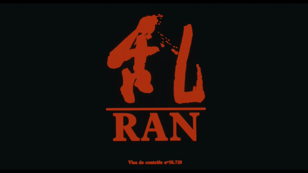 taesdawn26's tweet photo. RAN '乱' dir. akira kurosawa, 1985 https://t.co/FXdH8qWTvy
