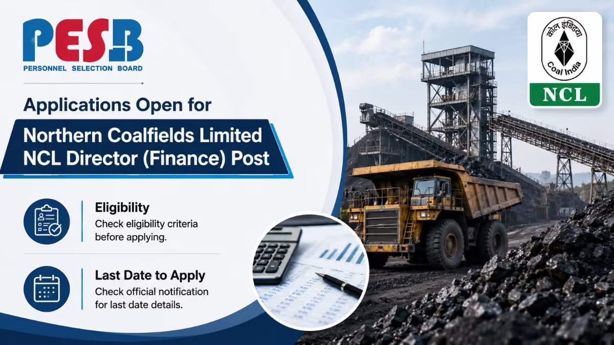 psuconnect's tweet photo. Ready for a PSU board-level role? 📢
PESB invites applications for Director (Finance) at Northern Coalfields Ltd (NCL).
https://t.co/jXEdD6gxzr
#NCL #PESB #PSUJobs #Finance #psu #psuconnect @NCL_SINGRAULI https://t.co/J5SMJXKWHY