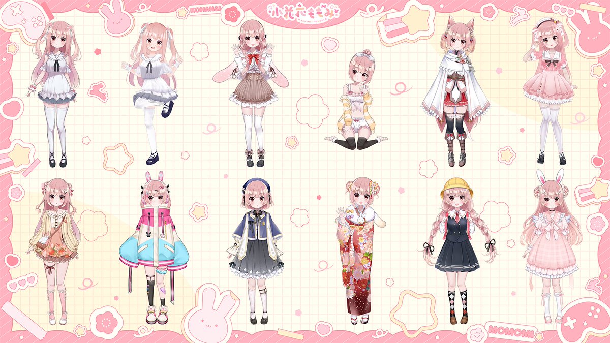 momomi_khni's tweet photo. 新衣装とか3Dとかのお披露目のプレイリストつくった！
みてみてみてみて💕
https://t.co/7HyMq6A1jW https://t.co/XbwA3RTUv5