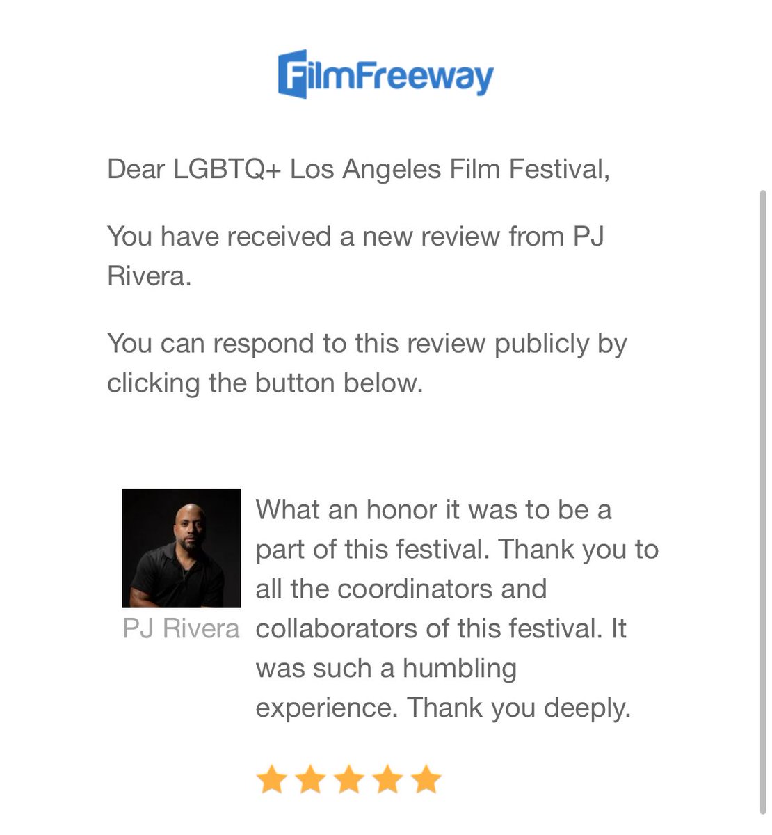 wildsoundfest's tweet photo. Today’s #FilmFreeway Testimonial: LA LGBTQ+ Film &amp; Screenplay Festival

https://t.co/yilhXgUymY

What an honor it was to be a part of this festival. Thank you to all the coordinators and collaborators of this festival. It was such a humbling experience. Thank you deeply.

#lgbt https://t.co/oVk71jvUkx