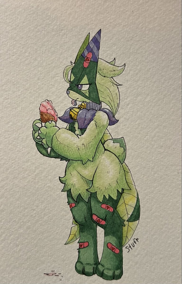 stuffmadebymel1's tweet photo. Maple eating ice cream
I drew 5 weeks ego idk

#meowscarada #pokemon https://t.co/hxBtZyZ1YX