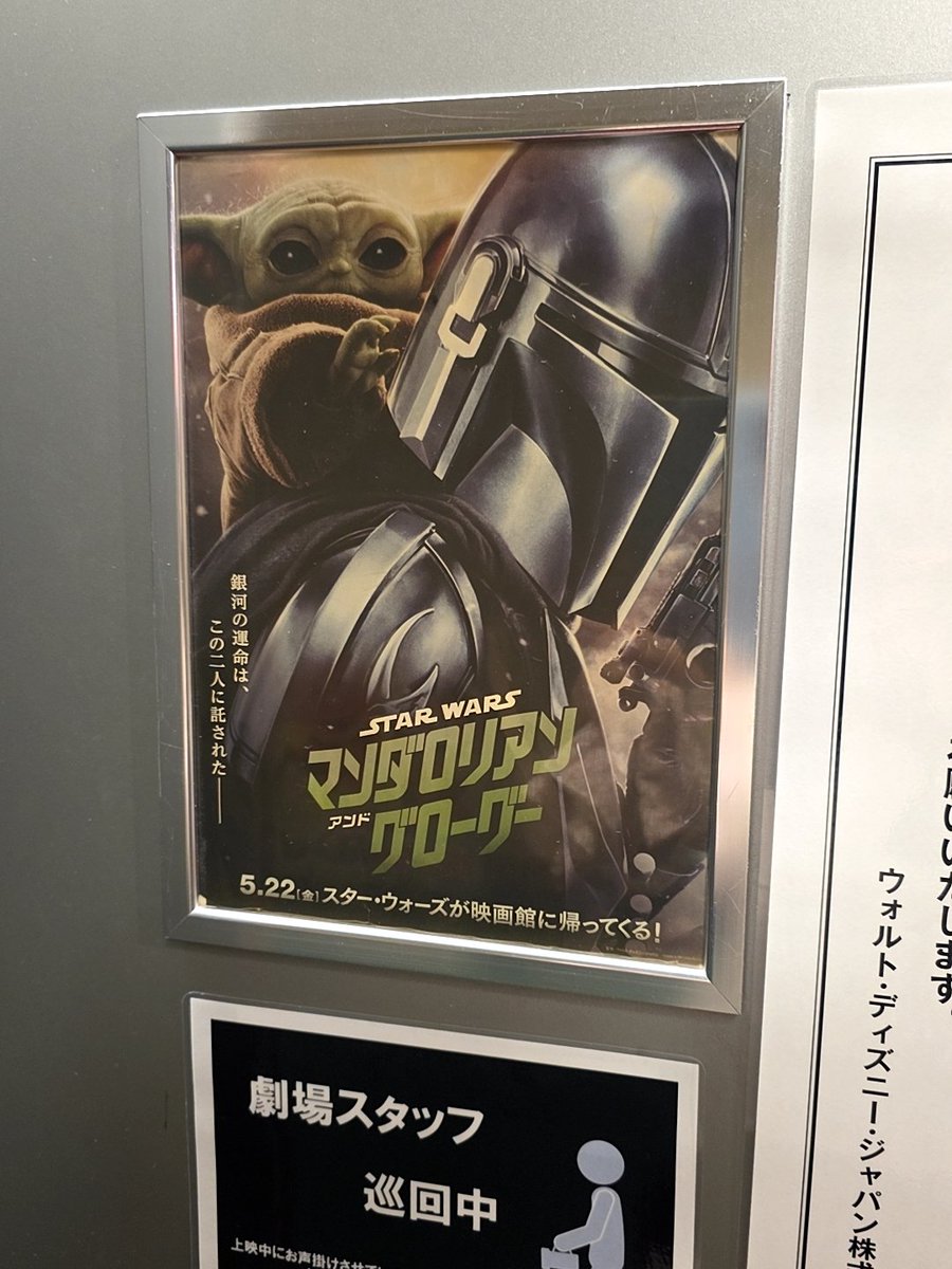 deracine107's tweet photo. 🎞マンダロリアン アンド グローグ
初日にSWかぁと何となく観たらグローグが可愛すぎてDisney+でシリーズ全部観たらどっぷりハマった
改めて映画観たらグローグが守られる対象からすっかり相棒になっていたことにジーンとなる
この二人の行く末を思うとジャリンは長生きしてお願い🙏 https://t.co/ZmXxGf6pv3