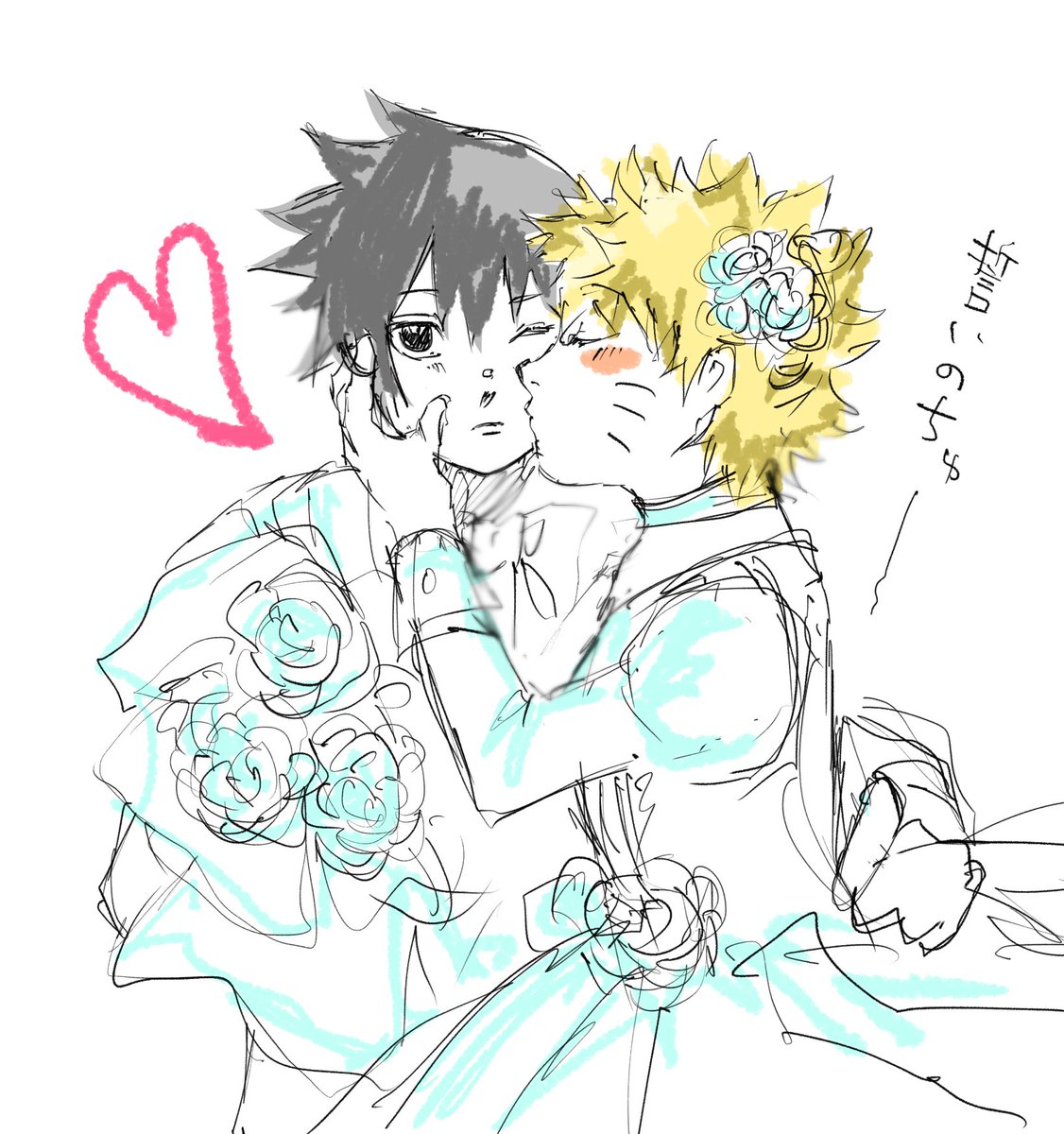 otk_ron's tweet photo. #sasunaru https://t.co/yCk1kzGJI5