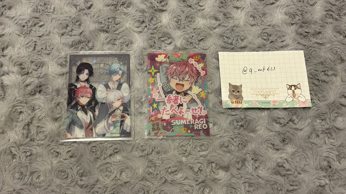 q_mk613's tweet photo. @skki_32 はじめまして、検索からお声かけ失礼いたします。
当方画像のものを所持しております。真ん中の方（🩵さん）と2:2にて交換いただくことは可能でしょうか？
ご検討いただけますと幸いです。よろしくお願いいたします。 https://t.co/kjV4aNCx0Z