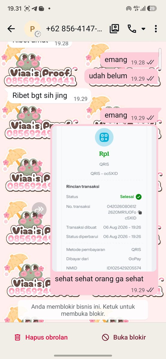 bIwooming's tweet photo. ⚠️ HELP RT SCAMMER BUKTI TF PALSU⚠️

0856414714790
+6256414714790

HATI-HATI YAA SEMUA, SELALU CEK UDAH MASUK/BELUM #bealanja https://t.co/sOlszdl2Yv