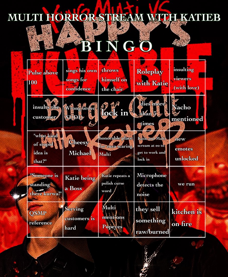 lavender_rotten's tweet photo. WITAM HELLO VERY MUCH OTO BINGO NA DZISIAJ 
enjoy🍟🍔💚🩷 https://t.co/muf1VXW3wS