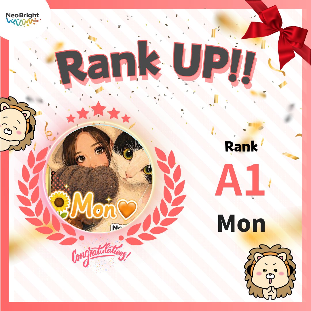 neobright_liver's tweet photo. 🎊RANK UP NEWS🎊🌟

NeoBright所属の『Mon』さんが…
Palmuで【A1ランク 】に到達しましたっ！👏✨

おめでとうございます〜〜！㊗️🎉
みんなで一緒にもっと盛り上がっちゃおう🌈

配信を見に行ってみてね👀👇 🔗 
https://t.co/nlDkltE5Rz

#NeoBright
#ライバー事務所 https://t.co/FeADdG97i0