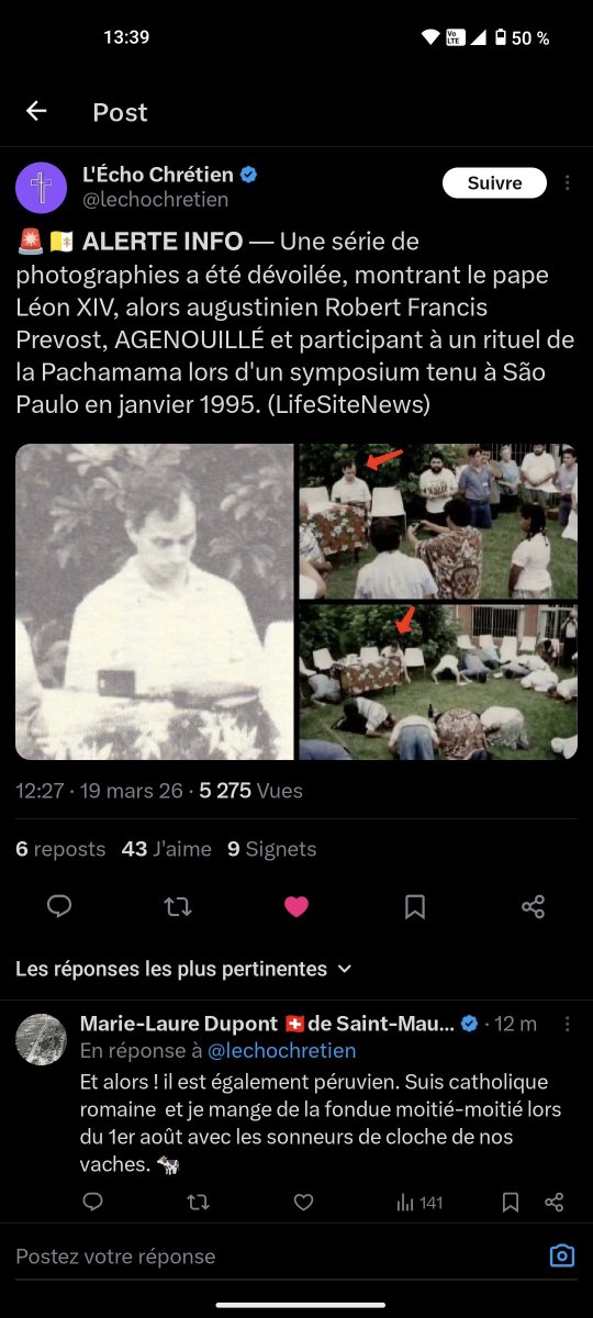 Giiiiooooooooo0's tweet photo. @gjeegk L'Église catholique post Vatican 2 est à vomir, ouvrez les yeux. https://t.co/idCwIz7tRy