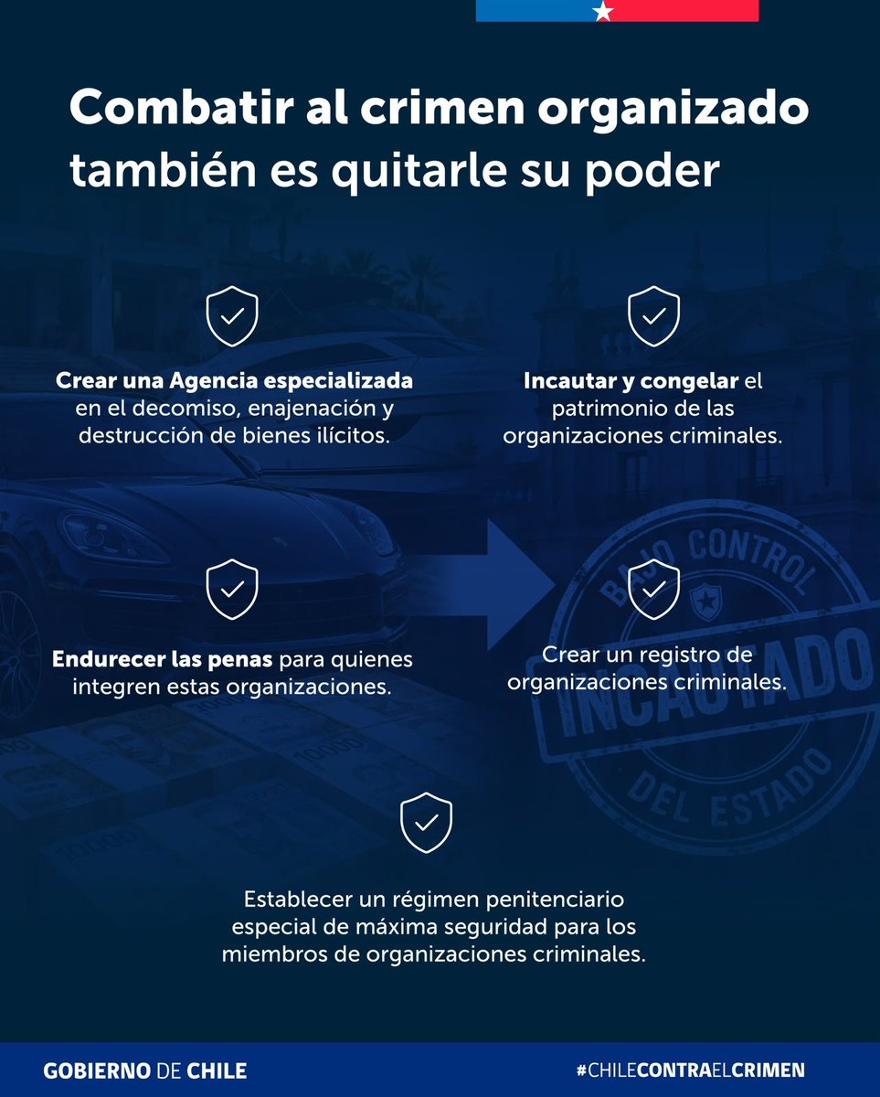 lilidinam's tweet photo. #ChileContraElCrimen* 🇨🇱ACOT busca fortalecer a nuestras policías, reforzar el control de las fronteras, modernizar la seguridad penitenciaria y combatir con mayor eficacia al crimen organizado para proteger a las familias chilenas._ https://t.co/CJPJqZuD2J