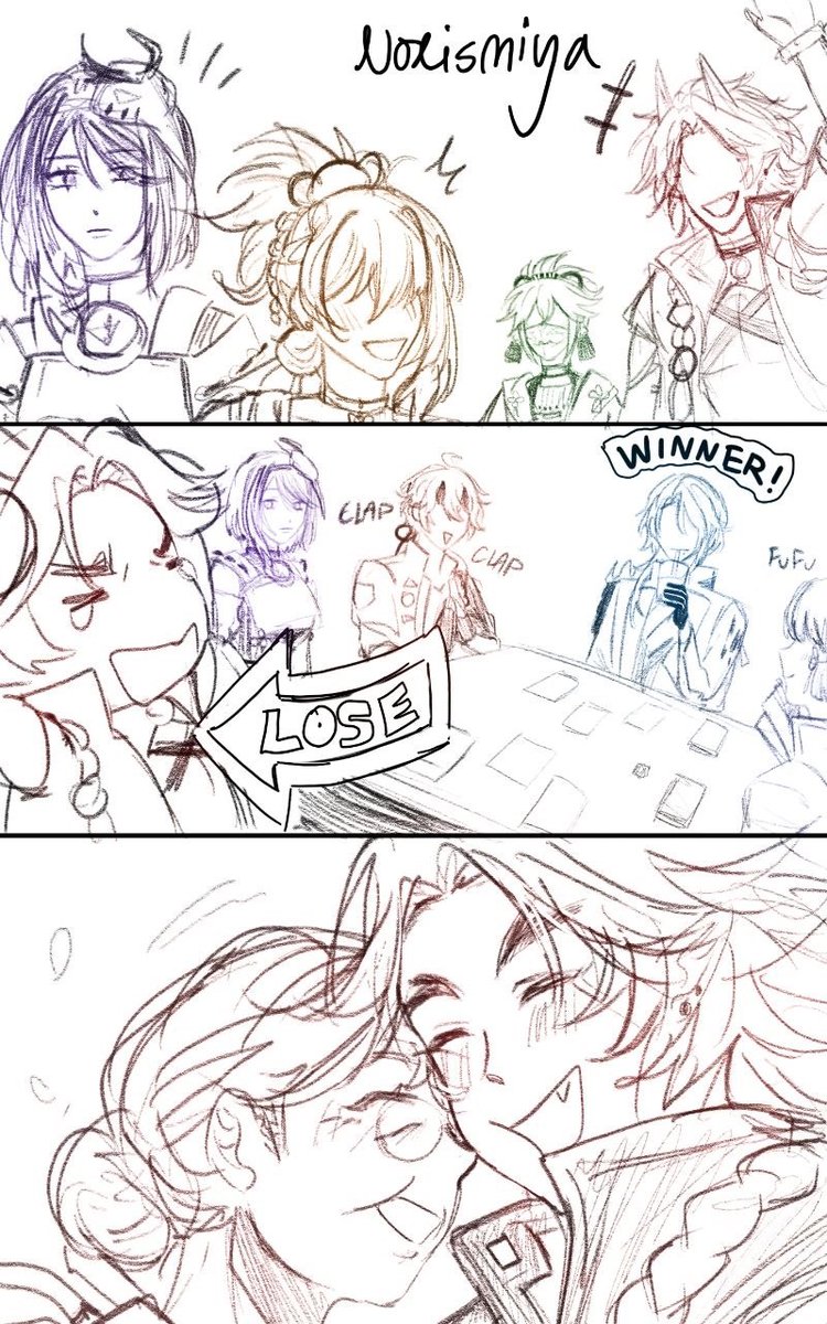 Noxismiya's tweet photo. #ittosara  #ittosaraweek2026

Day 4,  jealousy https://t.co/xbZz305hX5