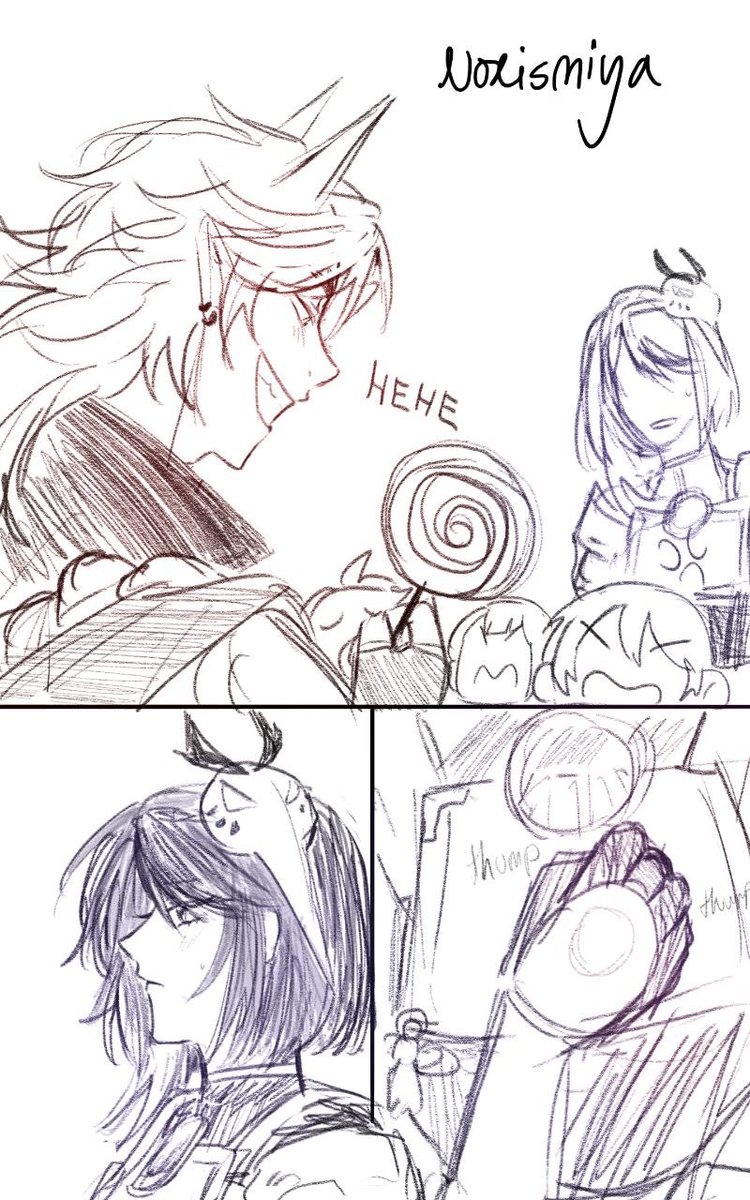 Noxismiya's tweet photo. #ittosara  #ittosaraweek2026

Day 4,  jealousy https://t.co/xbZz305hX5