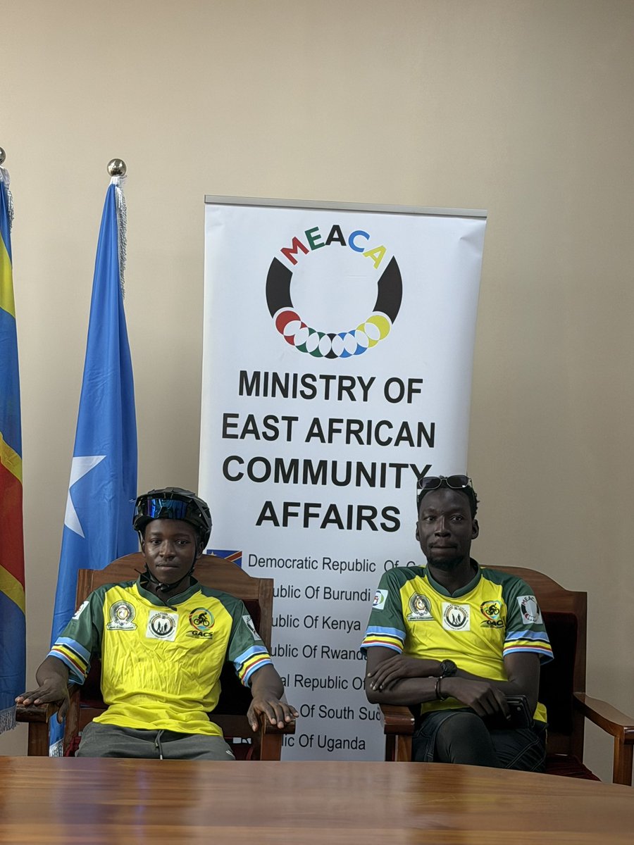 Rachealkyy's tweet photo. From Kampala through Kenya, Tanzania, Burundi, and Rwanda, the Great African Cycling Safari demonstrates that regional integration is a lived experience. One journey. Five countries. One East African Community.
#GACS2026
#WheelsOfIntegration
#RideforEastAfrica #PedalBeyondboarders