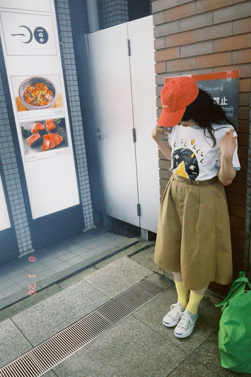 a_m_o's tweet photo. そんなTFリンガーTシャツをなんと‼️
犬丸二のスーパーキュートドラマー、OP先生に見事に着こなしていただきました😭
Mサイズ着用です。ご参考に。 https://t.co/99HZFxfBzP