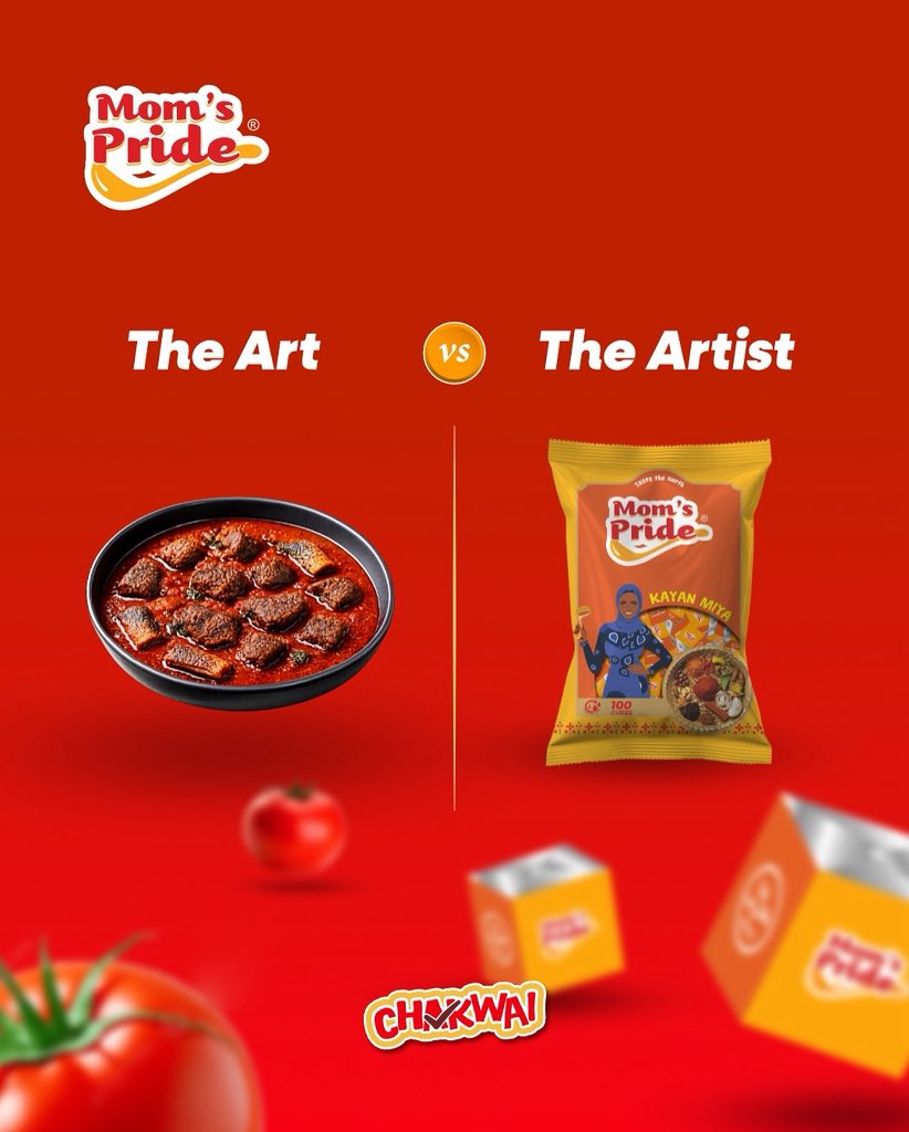 momspride_ng's tweet photo. Every masterpiece has its master. 

Fresh ingredients make the stew, but Mom’s Pride Kayan Miya brings the rich, irresistible flavour that completes every pot.

True flavour is an art. https://t.co/cBaAKeEqnp