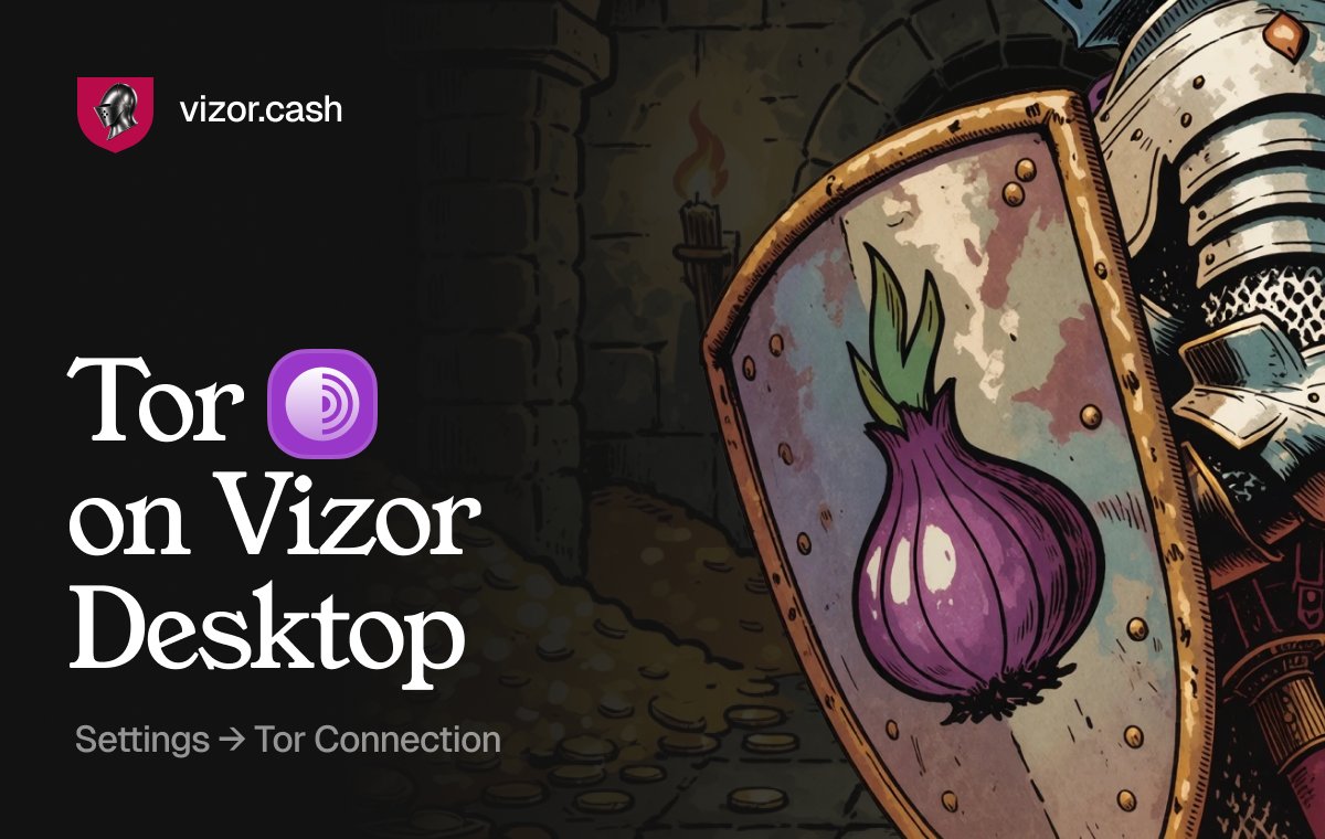 vizorwallet's tweet photo. An added layer of network privacy.

Available now on Vizor. https://t.co/ORy3ubmUc6