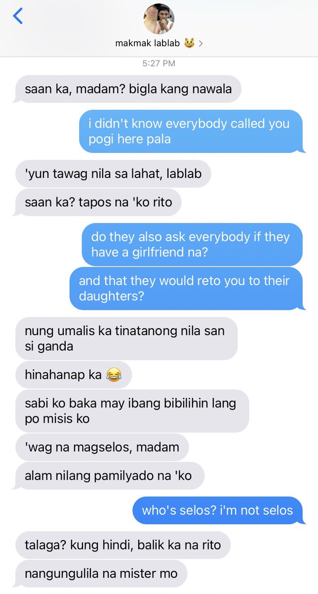 wonsgiggles's tweet photo. makmak took "halikan pa kita sa harap nila" seriously 🤣 https://t.co/3kLibfkCUs