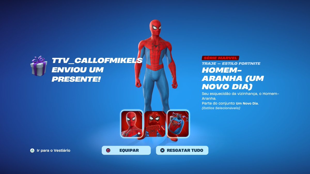 D4RK_6322002's tweet photo. Muchas gracias @CallofMikels por el premio del sorteo, esta nueva skin de Spiderman estΓ‘ espectacular!! π«π·πΈ
Apoyen su contenido para que el pueda realizar mΓ‘s sorteos y ayudar a mΓ‘s personas ππ»
#callofmikels #fortnite https://t.co/2mnFKClhKP