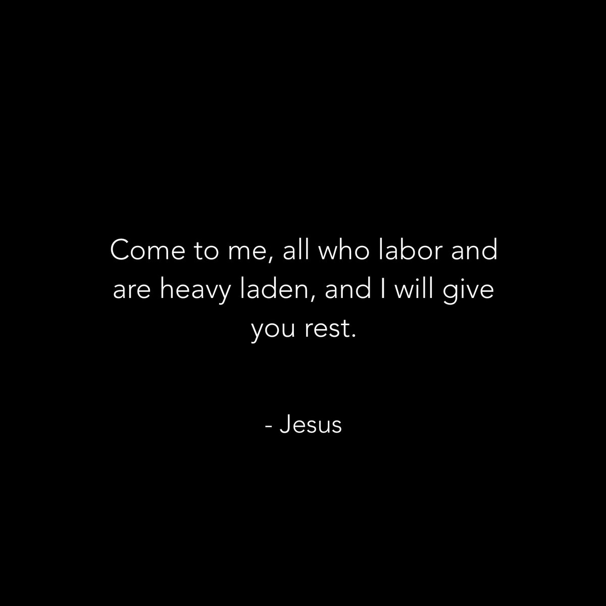 PhilipAMitchell's tweet photo. Matthew 11:28 https://t.co/poDN37wRvn