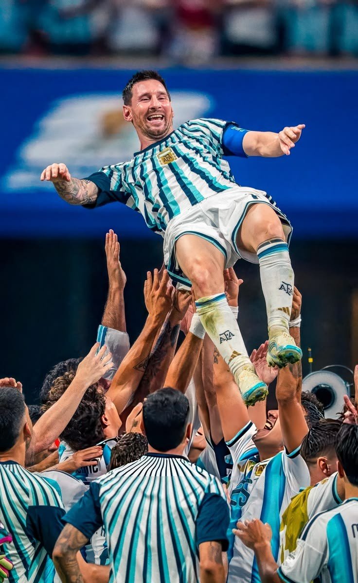 Bonmatimessi's tweet photo. Nobody remembers half the games from this World Cup but everyone remembers all of Argentina’s because they had everyone tuning in. main characters https://t.co/5OnbwcCwu4