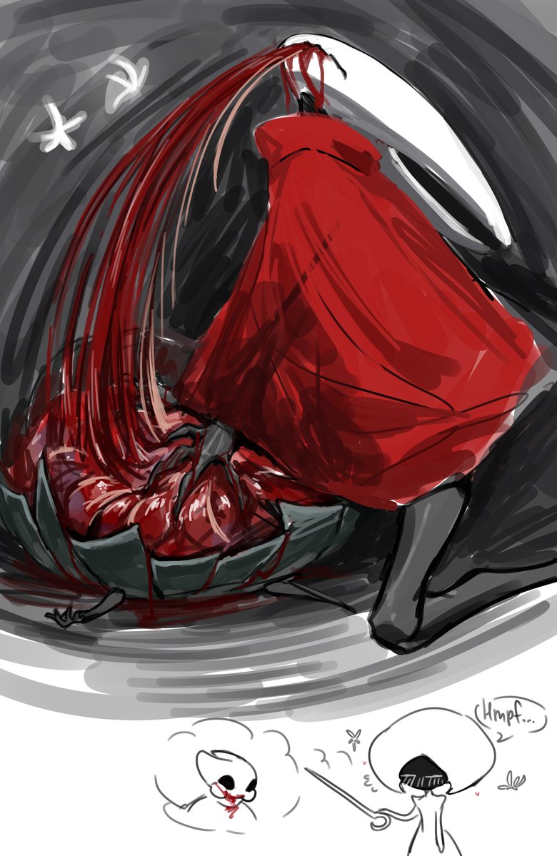 Boopie1002's tweet photo. ❗️Gore (!!!) ❗️

Hornet eats cutely https://t.co/jarrAUjtxv