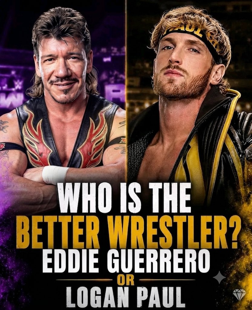 Eromina_Mutairu's tweet photo. Eddie Guerrero or Logan Paul:
Who is the better wrestler? https://t.co/P9zCf61cyd