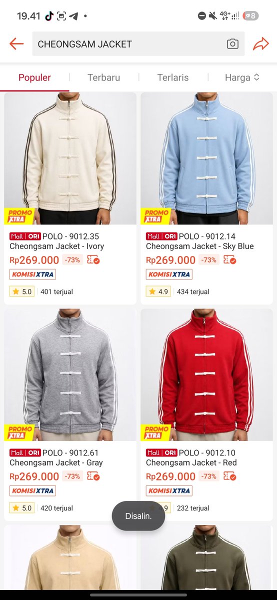 icecreamlatte15's tweet photo. nih ya official store nya yang lagi kasi diskon https://t.co/vg7EQfYQ6z

jaket cheongsam nya bisa cek disini 
https://t.co/jRpevx1fpi https://t.co/dpDBfiq3VK