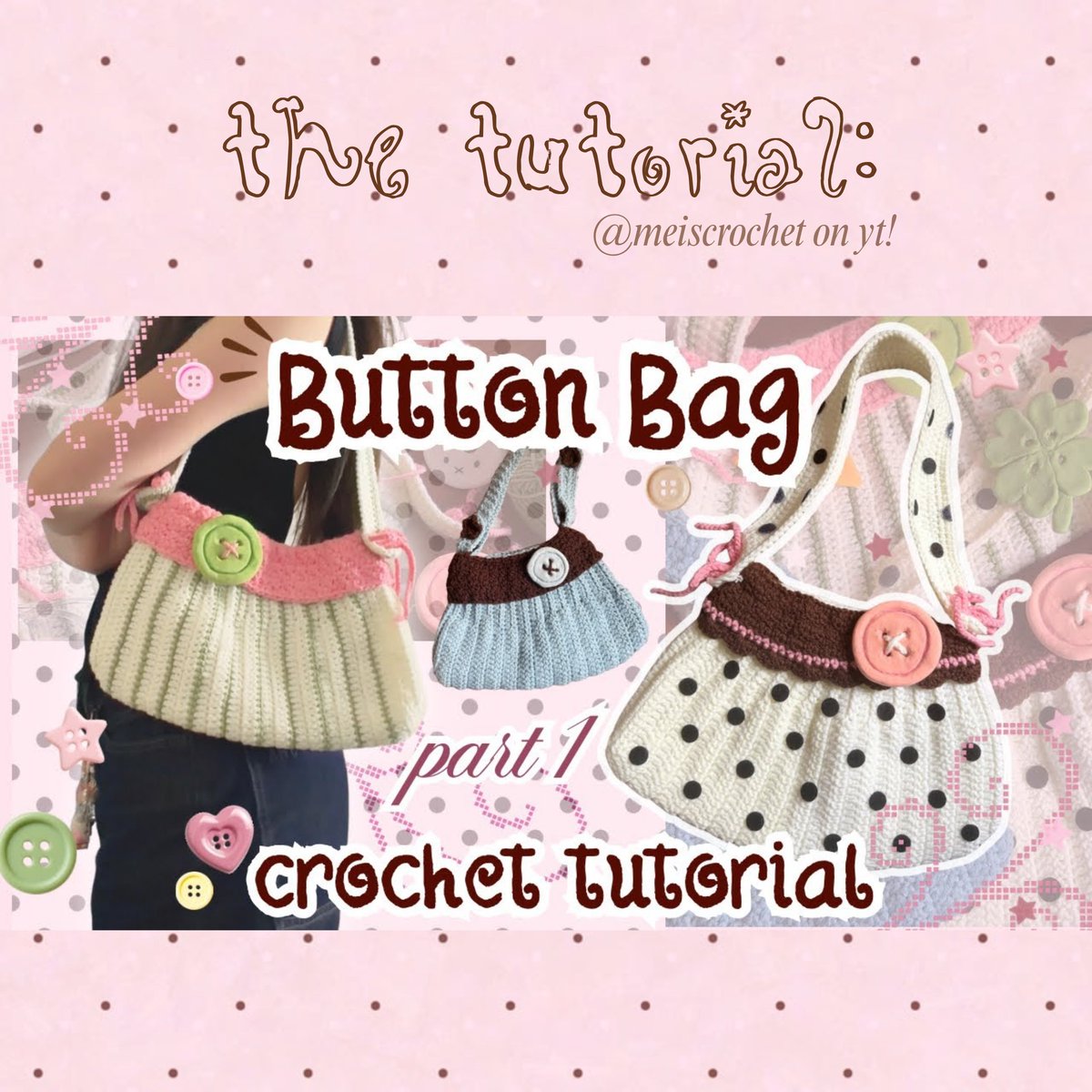 sunshinexriki's tweet photo. project: button bag ˚˖𓍢ִִ໋🌸🧺˚˖𓍢ִ🌿˚.
first time aku coba polythick yarn ! (˶>⩊<˶)
terakhir aku crochet tas 2 tahun lalu; excited coba bikin tas lagi setelah sekian lama aku amigurumi teruss~
(ini ceritanya project diary ala-ala gitu kali yaa, hehe)
#tasrajut #tashandmade https://t.co/bDnKXB0NfQ