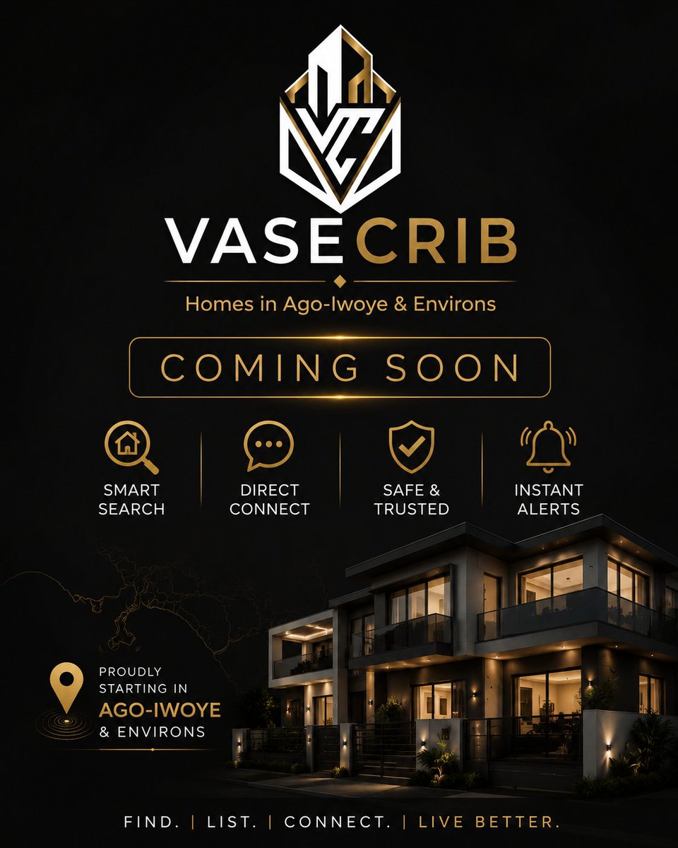 VaseCrib's tweet photo. No more waka-waka to find a room!🔔 

We're building VaseCrib, a simple way to find a place or list one, right here in Ago-Iwoye. Every listing gets checked before it goes up, so no wahala.☺️
Not live yet but we're this close🤏.

 Mic to you, what's your worst room hunting story? https://t.co/9Hp2LUYRKS