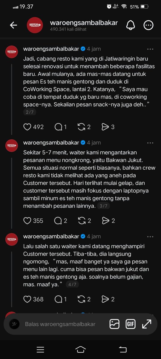 _alyxaha's tweet photo. @MiskinTV_ Kok Cuma Satu Yang Di Post? Oh Kebelet Agar Rame Ya, Biar Dapat Cuan Dari Mas Elon🤣🤣 https://t.co/eDvk6yTAAQ